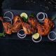 best tandoori squid in curry hut indian restaurant in koh, samui thailand